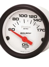 AutoMeter GAUGE; OIL TEMP; 2 1/16in.; 60-170deg.F; ELECTRIC; PHANTOM                                     - 5748-M - Image 2