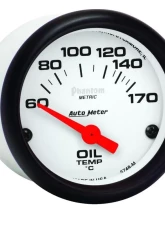 AutoMeter GAUGE; OIL TEMP; 2 1/16in.; 60-170deg.F; ELECTRIC; PHANTOM                                     - 5748-M - Image 3