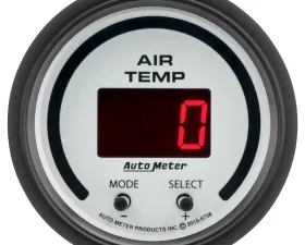 AutoMeter GAUGE; AIR TEMP; DUAL; 2 1/16in.; 0-300deg.F; DIGITAL; PHANTOM