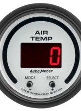 AutoMeter GAUGE; AIR TEMP; DUAL; 2 1/16in.; 0-300deg.F; DIGITAL; PHANTOM                                     - 5758 - Image 2