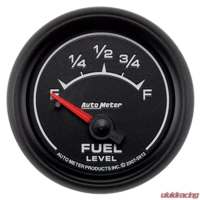 AutoMeter GAUGE; FUEL LEVEL; 2 1/16in.; 0OE TO 90OF; ELEC; ES - 5913