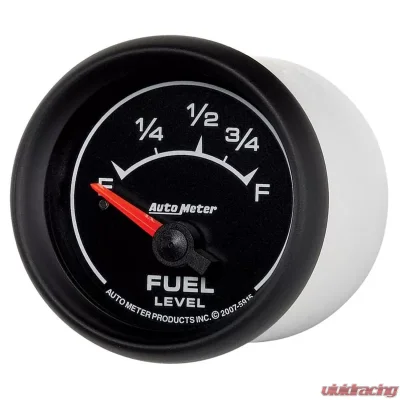 AutoMeter GAUGE; FUEL LEVEL; 2 1/16in.; 73OE TO 10OF; ELEC; ES - 5915