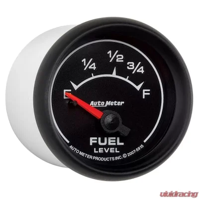 AutoMeter GAUGE; FUEL LEVEL; 2 1/16in.; 73OE TO 10OF; ELEC; ES - 5915