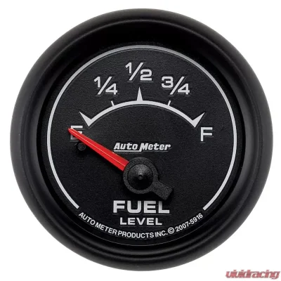 AutoMeter GAUGE; FUEL LEVEL; 2 1/16in.; 240OE TO 33OF; ELEC; ES - 5916