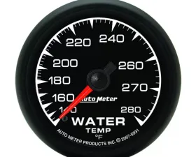 AutoMeter GAUGE; WATER TEMP; 2 1/16in.; 140-280deg.F; MECHANICAL; ES
