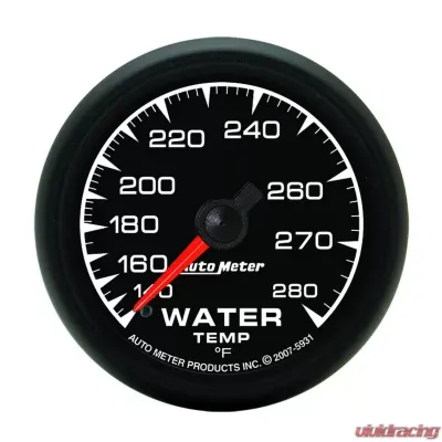 AutoMeter GAUGE; WATER TEMP; 2 1/16in.; 140-280deg.F; MECHANICAL; ES - 5931