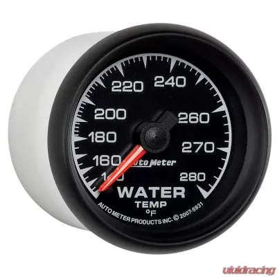 AutoMeter GAUGE; WATER TEMP; 2 1/16in.; 140-280deg.F; MECHANICAL; ES - 5931