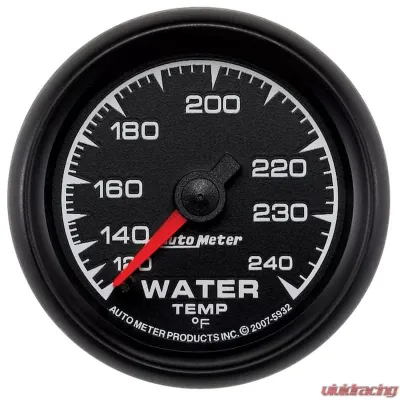 AutoMeter GAUGE; WATER TEMP; 2 1/16in.; 120-240deg.F; MECHANICAL; ES - 5932
