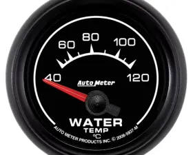 AutoMeter GAUGE; WATER TEMP; 2 1/16in.; 40-120deg.F; ELECTRIC; ES