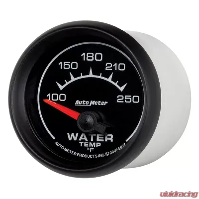 AutoMeter GAUGE; WATER TEMP; 2 1/16in.; 100-250deg.F; ELECTRIC; ES - 5937