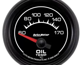 AutoMeter GAUGE; OIL TEMP; 2 1/16in.; 60-170deg.C; ELECTRIC; ES