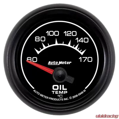 AutoMeter GAUGE; OIL TEMP; 2 1/16in.; 60-170deg.C; ELECTRIC; ES - 5948-M