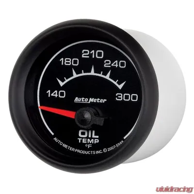 AutoMeter GAUGE; OIL TEMP; 2 1/16in.; 140-300deg.F; ELECTRIC; ES - 5948