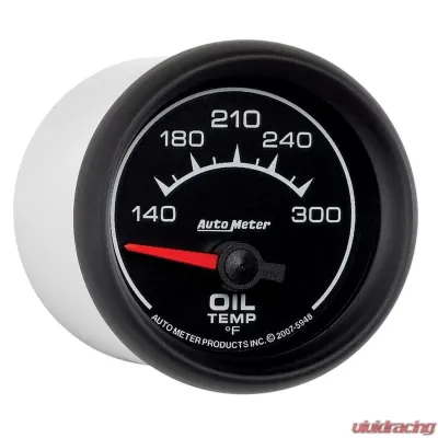 AutoMeter GAUGE; OIL TEMP; 2 1/16in.; 140-300deg.F; ELECTRIC; ES - 5948