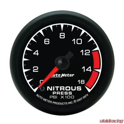 AutoMeter GAUGE; NITROUS PRESSURE; 2 1/16in.; 1600PSI; DIGITAL STEPPER MOTOR; ES - 5974