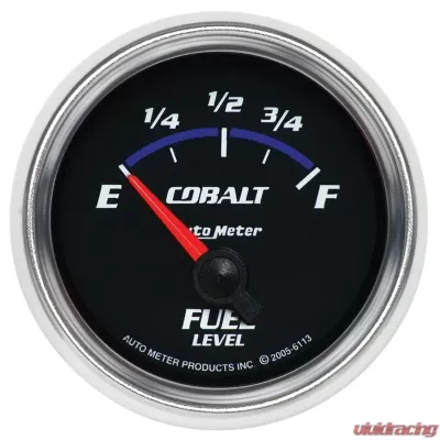 AutoMeter GAUGE; FUEL LEVEL; 2 1/16in.; 0OE TO 90OF; ELEC; COBALT - 6113