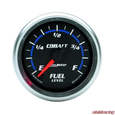 AutoMeter GAUGE; FUEL LEVEL; 2 1/16in.; 0-280O PROGRAMMABLE; COBALT - 6114