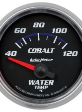 AutoMeter GAUGE; WATER TEMP; 2 1/16in.; 40-120deg.C; ELECTRIC; COBALT                                     - 6137-M - Image 4