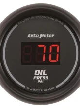 AutoMeter GAUGE KIT; 5 PC.; 3 3/8in./2 1/16in.; ELEC SPEEDO; DIGITAL; BLACK DIAL W/RED LED                                     - 6300 - Image 3