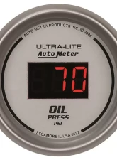 AutoMeter GAUGE KIT; 5 PC.; 3 3/8in./2 1/16in.; ELEC. SPEEDO.; DIGITAL; SILVER W/RED LED                                     - 6500 - Image 3