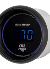 AutoMeter GAUGE; OIL PRESSURE; 2 1/16in.; 100PSI; DIGITAL; BLACK DIAL W/BLUE LED                                     - 6927 - Image 2