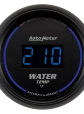 AutoMeter GAUGE; WATER TEMP; 2 1/16in.; 340deg.F; DIGITAL; BLACK DIAL W/BLUE LED                                     - 6937 - Image 3