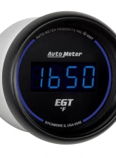 AutoMeter GAUGE; PYROMETER (EGT); 2 1/16in.; 1600deg.F; DIGITAL; BLACK DIAL W/BLUE LED                                     - 6945 - Image 3