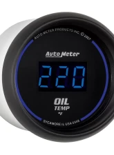 AutoMeter GAUGE; OIL TEMP; 2 1/16in.; 340deg.F; DIGITAL; BLACK DIAL W/BLUE LED                                     - 6948 - Image 3