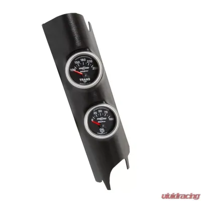 AutoMeter GAUGE KIT; A-PILLAR; JEEP WRANGLER (JK) 11-18; OIL PSI/TRANS; 100PSI/250deg.F SC Jeep Wrangler 2011-2018 - 7041