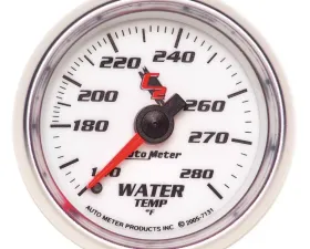 AutoMeter GAUGE; WATER TEMP; 2 1/16in.; 140-280deg.F; MECHANICAL; C2