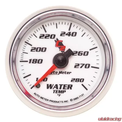 AutoMeter GAUGE; WATER TEMP; 2 1/16in.; 140-280deg.F; MECHANICAL; C2 - 7131