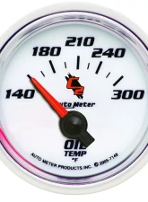 AutoMeter GAUGE; OIL TEMP; 2 1/16in.; 140-300deg.F; ELECTRIC; C2                                     - 7148 - Image 2