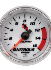 AutoMeter GAUGE; NITROUS PRESSURE; 2 1/16in.; 1600PSI; DIGITAL STEPPER MOTOR; C2                                     - 7174 - Image 3