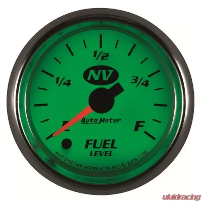 AutoMeter GAUGE; FUEL LEVEL; 2 1/16in.; 0-280O PROGRAMMABLE; NV - 7310