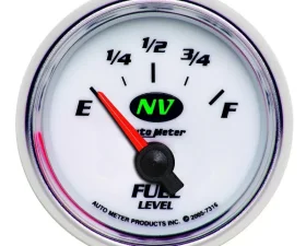 AutoMeter GAUGE; FUEL LEVEL; 2 1/16in.; 240OE TO 33OF; ELEC; NV