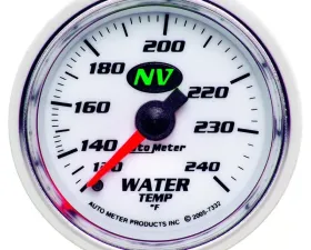 AutoMeter GAUGE; WATER TEMP; 2 1/16in.; 120-240deg.F; MECHANICAL; NV