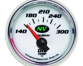 AutoMeter GAUGE; OIL TEMP; 2 1/16in.; 140-300deg.F; ELECTRIC; NV