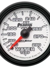 AutoMeter GAUGE; WATER TEMP; 2 1/16in.; 140-280deg.F; MECHANICAL; PHANTOM II                                     - 7531 - Image 2
