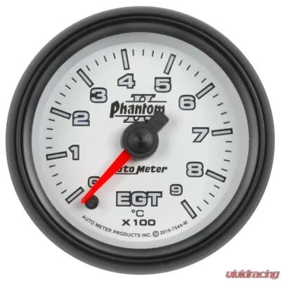 AutoMeter GAUGE; PYROMETER (EGT); 2 1/16in.; 900deg.C; DIGITAL STEPPER MOTOR; PHANTOM II - 7544-M