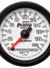 AutoMeter GAUGE; PYROMETER (EGT); 2 1/16in.; 2000deg.F; DIGITAL STEPPER MOTOR; PHANTOM II                                     - 7545 - Image 2