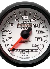 AutoMeter GAUGE; PYROMETER (EGT); 2 1/16in.; 2000deg.F; DIGITAL STEPPER MOTOR; PHANTOM II                                     - 7545 - Image 2