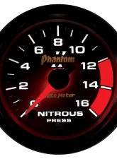 AutoMeter GAUGE; NITROUS PRESSURE; 2 1/16in.; 1600PSI; DIGITAL STEPPER MOTOR; PHANTOM II                                     - 7574 - Image 2