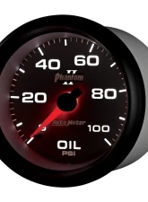 AutoMeter GAUGE; OIL PRESSURE; 2 5/8in.; 100PSI; MECHANICAL; PHANTOM II                                     - 7821 - Image 3