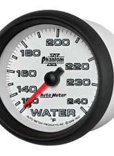AutoMeter GAUGE; WATER TEMP; 2 5/8in.; 120-240deg.F; MECHANICAL; PHANTOM II                                     - 7832 - Image 2