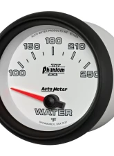 AutoMeter GAUGE; WATER TEMP; 2 5/8in.; 100-250deg.F; ELECTRIC; PHANTOM II                                     - 7837 - Image 2
