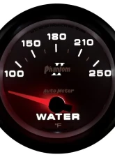 AutoMeter GAUGE; WATER TEMP; 2 5/8in.; 100-250deg.F; ELECTRIC; PHANTOM II                                     - 7837 - Image 4