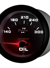 AutoMeter GAUGE; OIL TEMP; 2 5/8in.; 140-300deg.F; ELECTRIC; PHANTOM II                                     - 7848 - Image 3