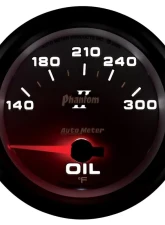 AutoMeter GAUGE; OIL TEMP; 2 5/8in.; 140-300deg.F; ELECTRIC; PHANTOM II                                     - 7848 - Image 4