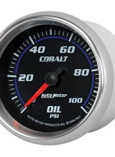 AutoMeter GAUGE; OIL PRESSURE; 2 5/8in.; 100PSI; MECHANICAL; COBALT                                     - 7921 - Image 2