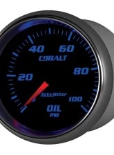 AutoMeter GAUGE; OIL PRESSURE; 2 5/8in.; 100PSI; MECHANICAL; COBALT                                     - 7921 - Image 3
